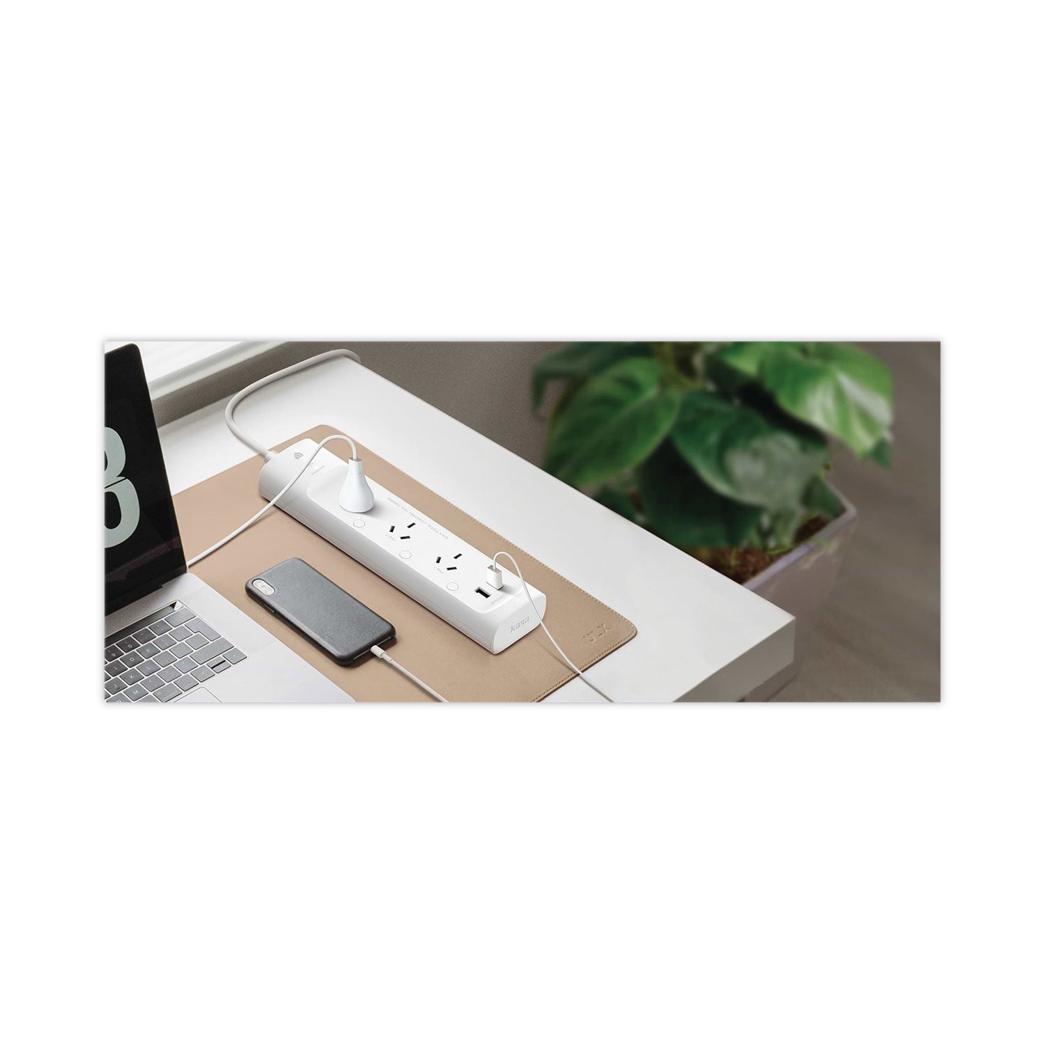 kasa-smart-wifi-3-outlet-power-strip-3-ac-outlets-2-usb-ports-white_tplkp303 - 3