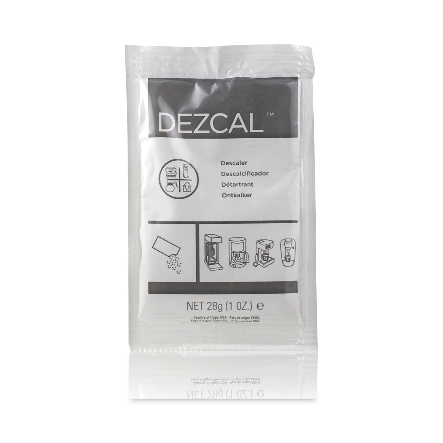 Coffee and Espresso Machine Descaling Powder, 1 oz Packets, 3/Box