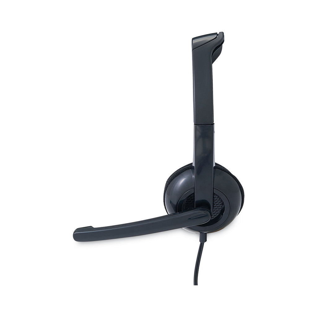 Verbatim Stereo Headset with Microphone - Stereo - Mini-phone (3.5mm) - Wired - 32 Ohm - 20 Hz - 20 kHz - Over-the-head - Binaural - Circumaural - 5.74 ft Cable - Omni-directional Microphone