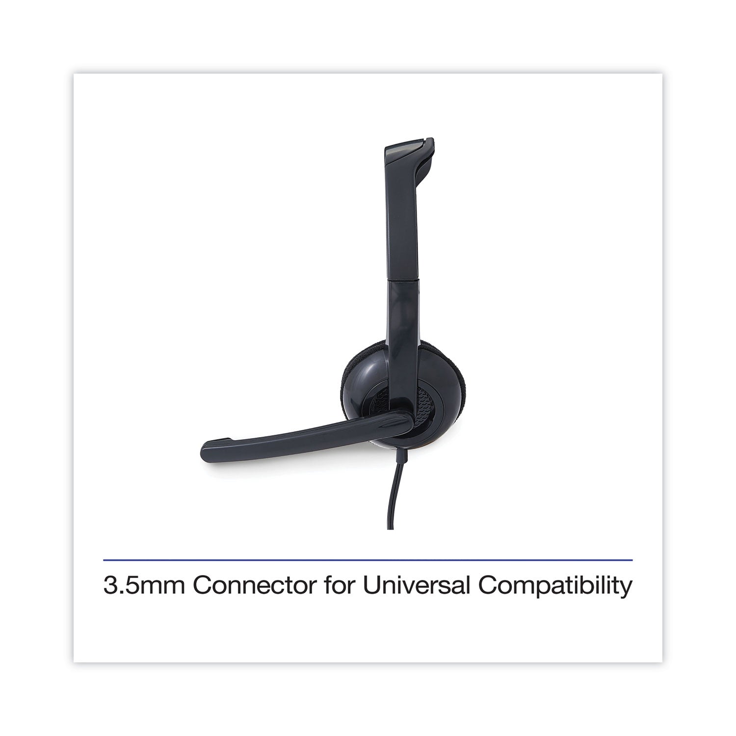 Verbatim Stereo Headset with Microphone - Stereo - Mini-phone (3.5mm) - Wired - 32 Ohm - 20 Hz - 20 kHz - Over-the-head - Binaural - Circumaural - 5.74 ft Cable - Omni-directional Microphone