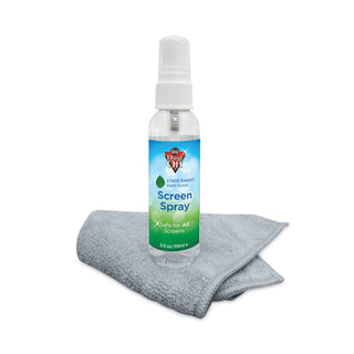 Laptop Computer Cleaning Kit, 50 mL Spray/Microfiber Cloth - 