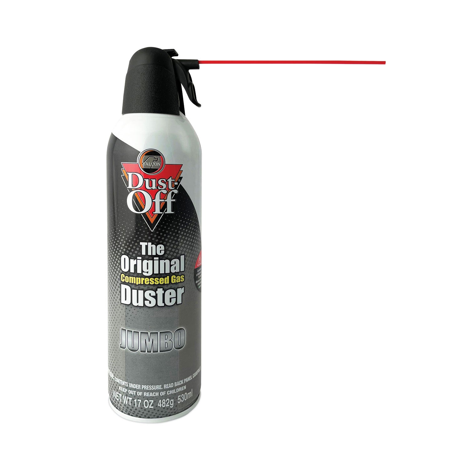 Disposable Compressed Air Duster, 17 oz Can - 