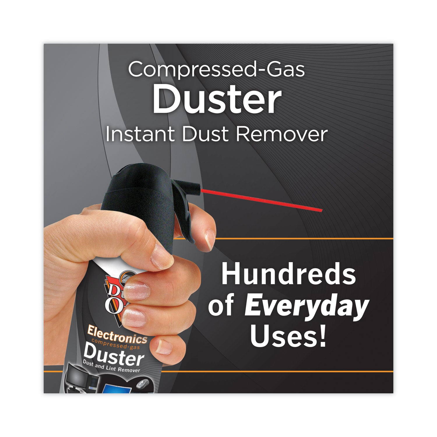 Disposable Compressed Air Duster, 3.5 oz Can - 