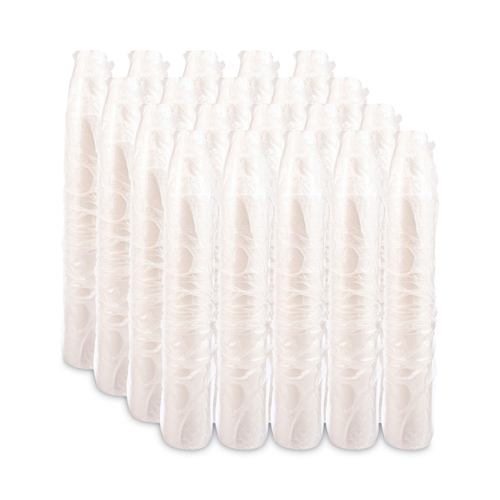 Foam Drink Cups, 32 oz, Tapered Bottom, White, 25/Bag, 20 Bags/Carton