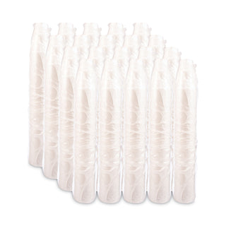 Foam Drink Cups, 32 oz, Tapered Bottom, White, 25/Bag, 20 Bags/Carton