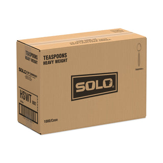 Solo Spoon - 1000/Carton - Spoon - Food - Disposable - White