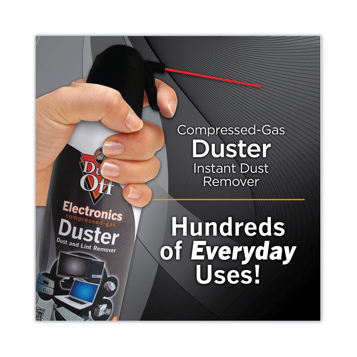 Disposable Compressed Air Duster, 10 oz Can - 