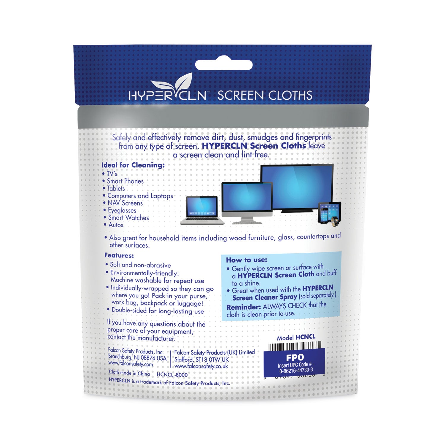 hypercln-screen-cloths-8-x-8-unscented-blue-3-pack_falhcncl - 4
