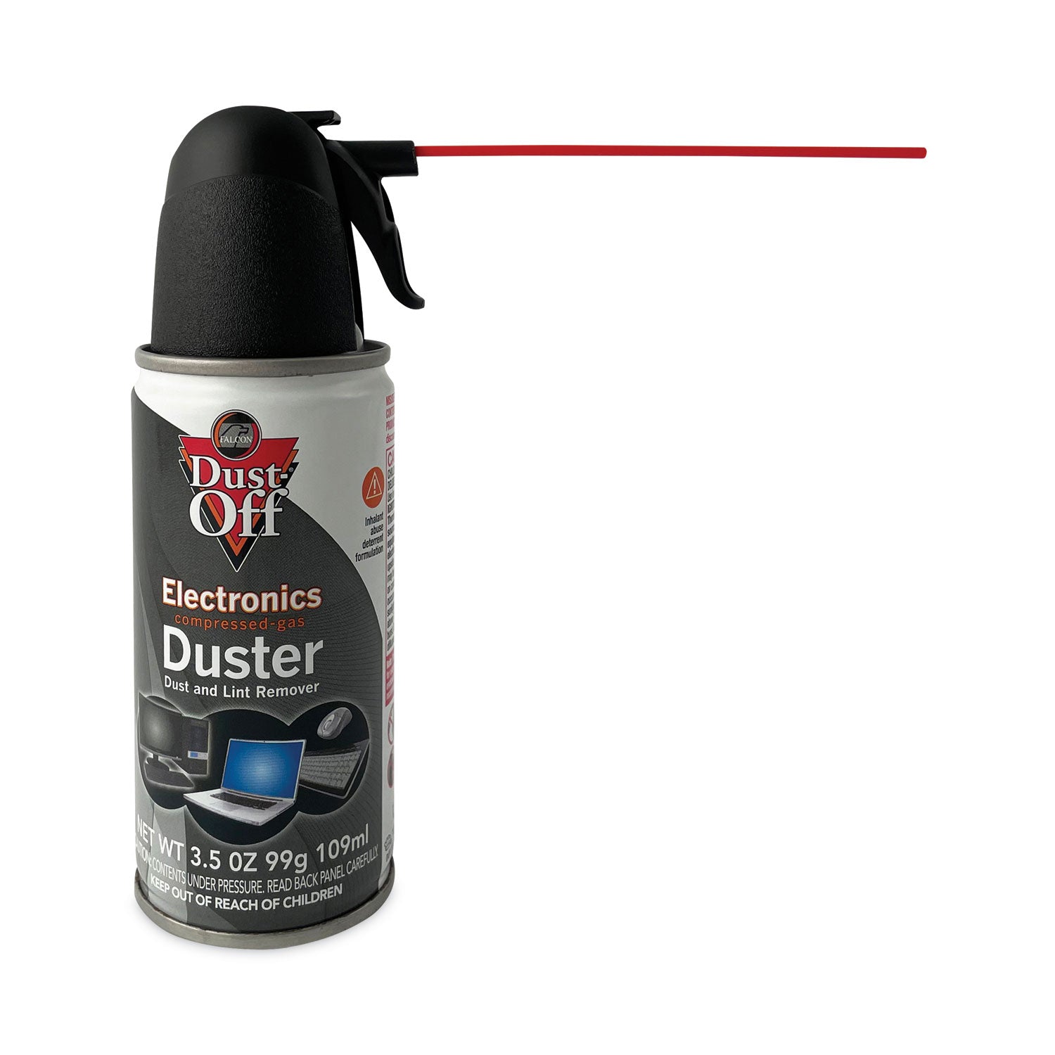 Disposable Compressed Air Duster, 3.5 oz Can - 