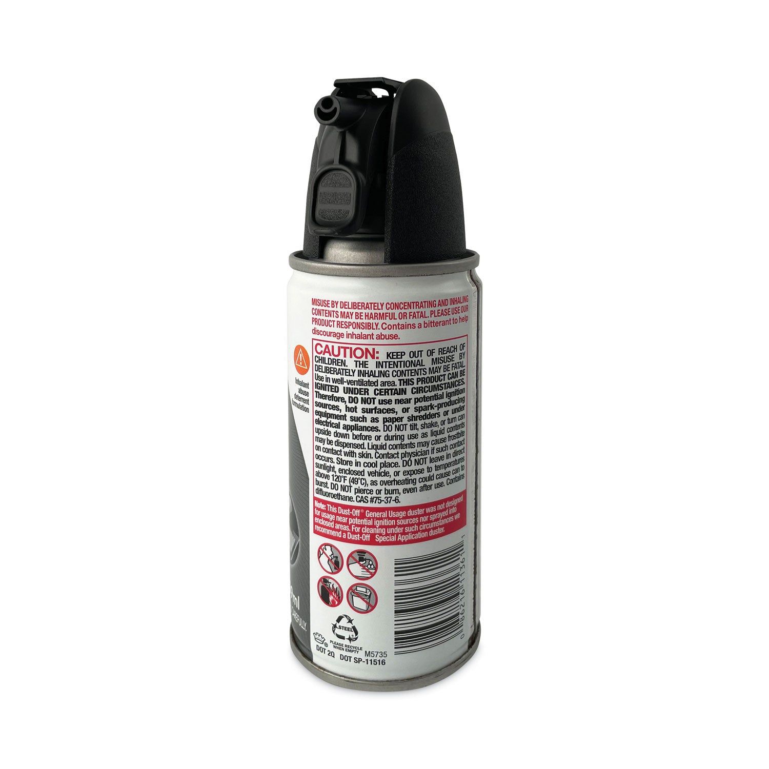 Disposable Compressed Air Duster, 3.5 oz Can - 