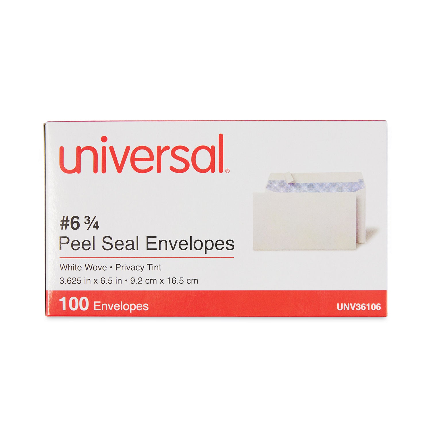 peel-seal-strip-security-tint-business-envelope-#6-3-4-square-flap-self-adhesive-closure-363-x-65-white-100-box_unv36106 - 1