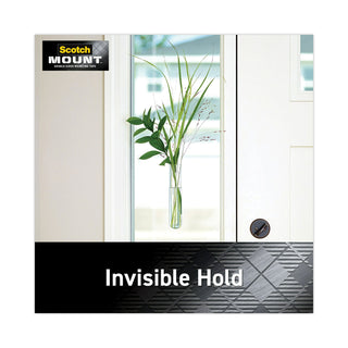 Permanent Clear Mounting Tape, Holds Up to 15 lbs, 1 x 60, Clear
