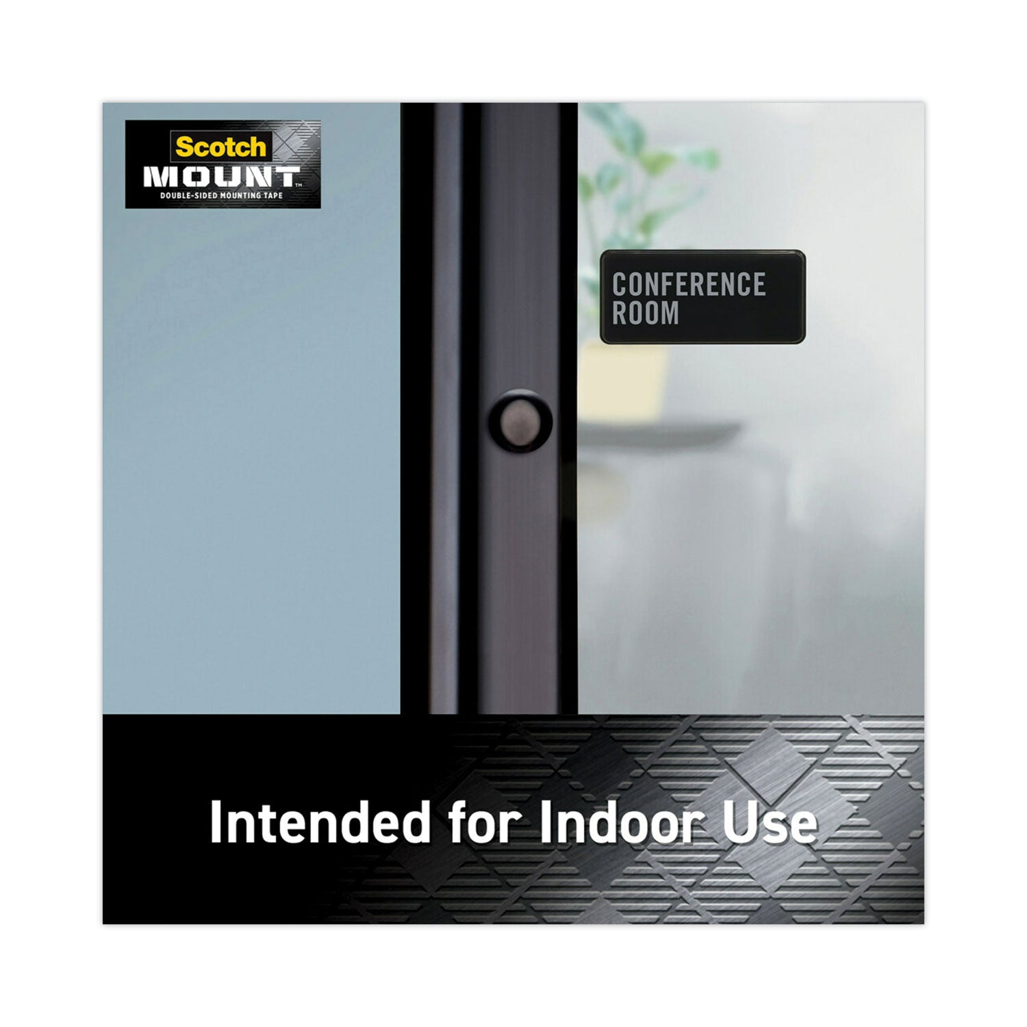 Permanent Clear Mounting Tape, Holds Up to 15 lbs, 1 x 60, Clear