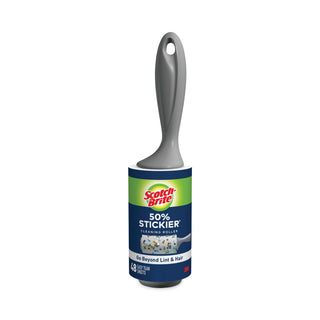 Lint Roller, Extra Sticky, Heavy-Duty Handlle, 48 Sheets/Roll