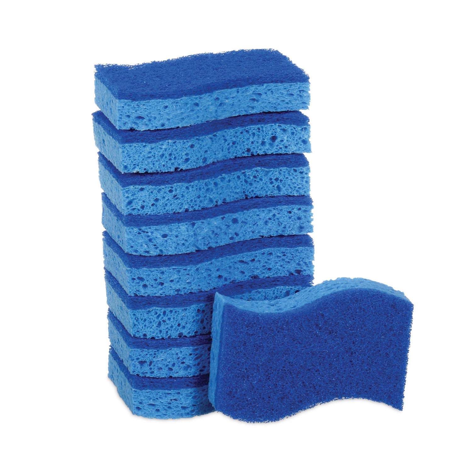 non-scratch-multi-purpose-scrub-sponge-44-x-26-08-thick-blue-9-pack_mmm5295pk - 4