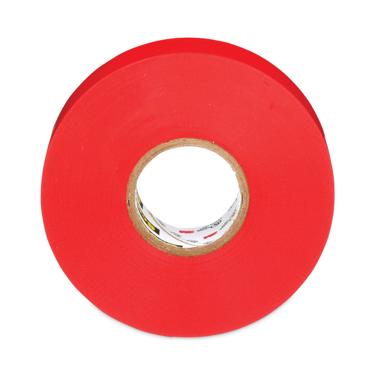 Scotch 35 Vinyl Electrical Color Coding Tape, 3" Core, 0.75" x 66 ft, Red