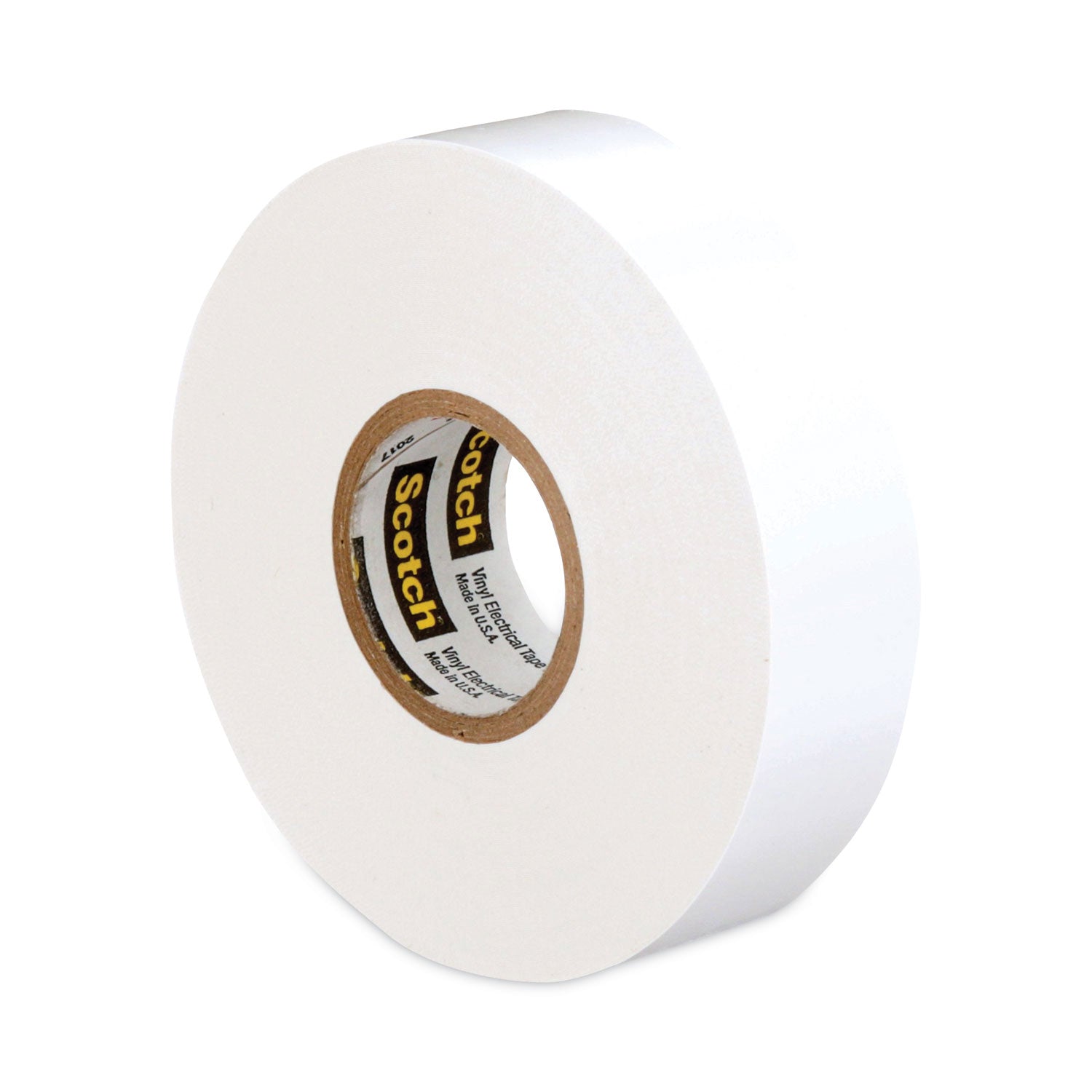 Scotch 35 Vinyl Electrical Color Coding Tape, 3" Core, 0.75" x 66 ft, White - 4