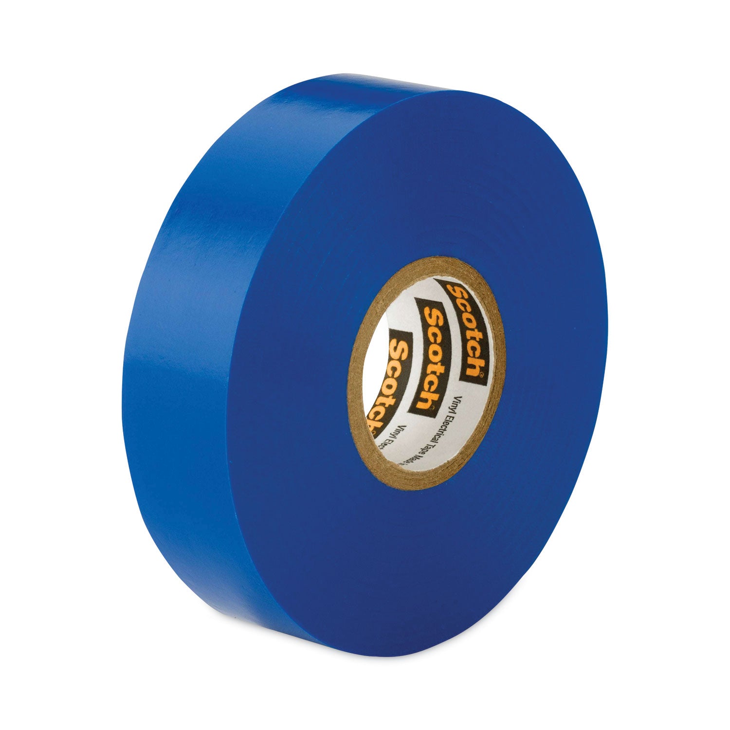 Scotch 35 Vinyl Electrical Color Coding Tape, 3" Core, 0.75" x 66 ft, Blue - 