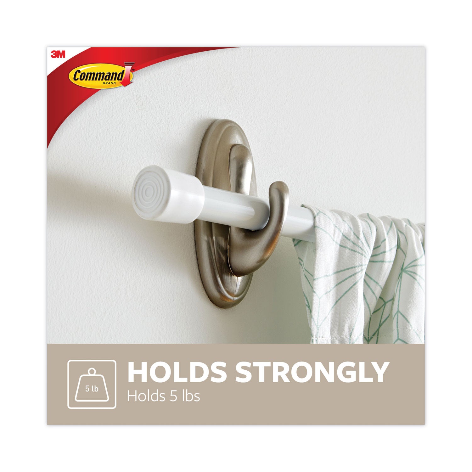 decorative-hooks-traditional-large-metal-brushed-nickel-5-lb-capacity-2-hooks-and-4-strips-pack_mmm17053bnvpes - 4
