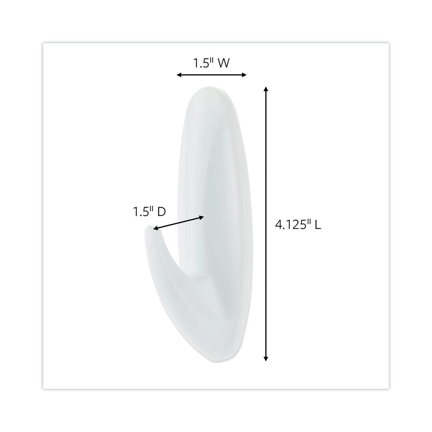 designer-hooks-large-plastic-white-5-lb-capacity-16-hooks-and-24-strips-pack_mmm17083s16na - 2