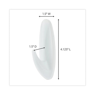 designer-hooks-large-plastic-white-5-lb-capacity-16-hooks-and-24-strips-pack_mmm17083s16na - 2