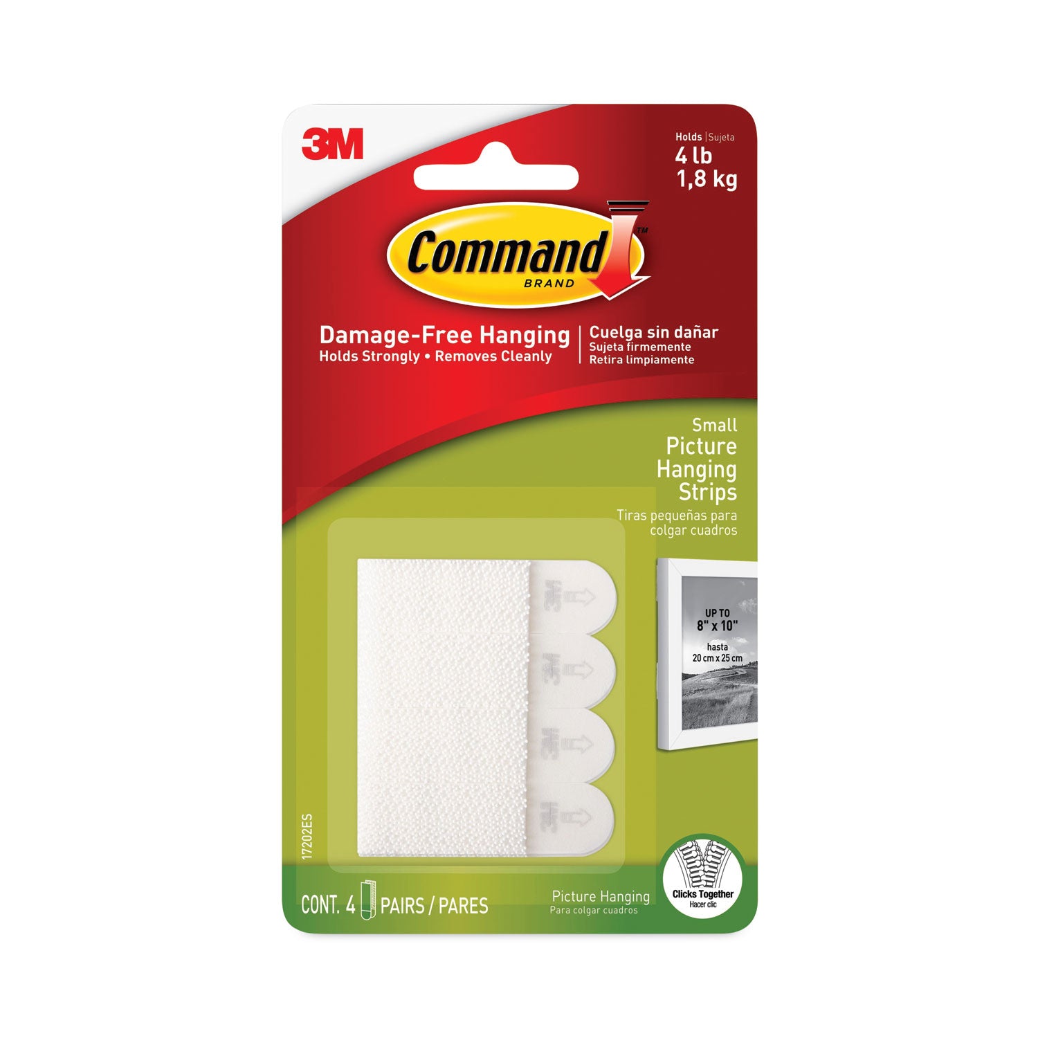 picture-hanging-strips-repositionable-holds-up-to-1-lb-per-pair-063-x-213-white-4-pairs-pack_mmm17202es - 1