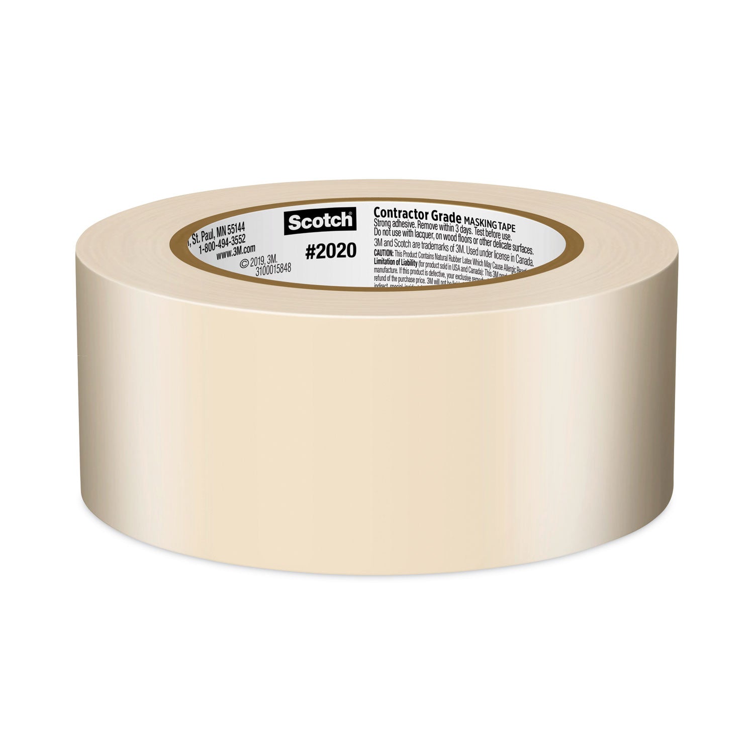 commercial-grade-masking-tape-for-production-painting-3-core-188-x-60-yds-natural_mmm20202abk - 3