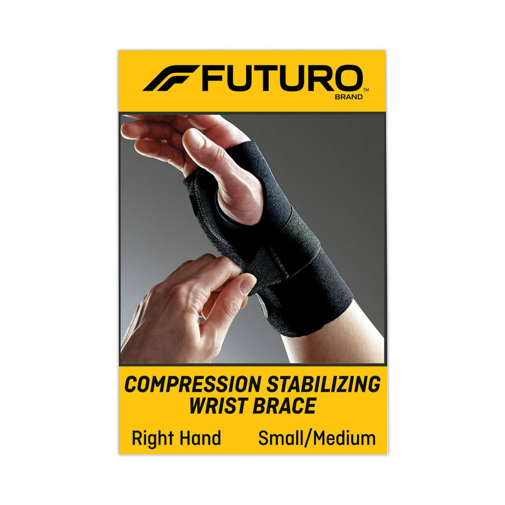 FUTURO Right-Hand Small/Medium Wrist Support - Black - 1 Pack