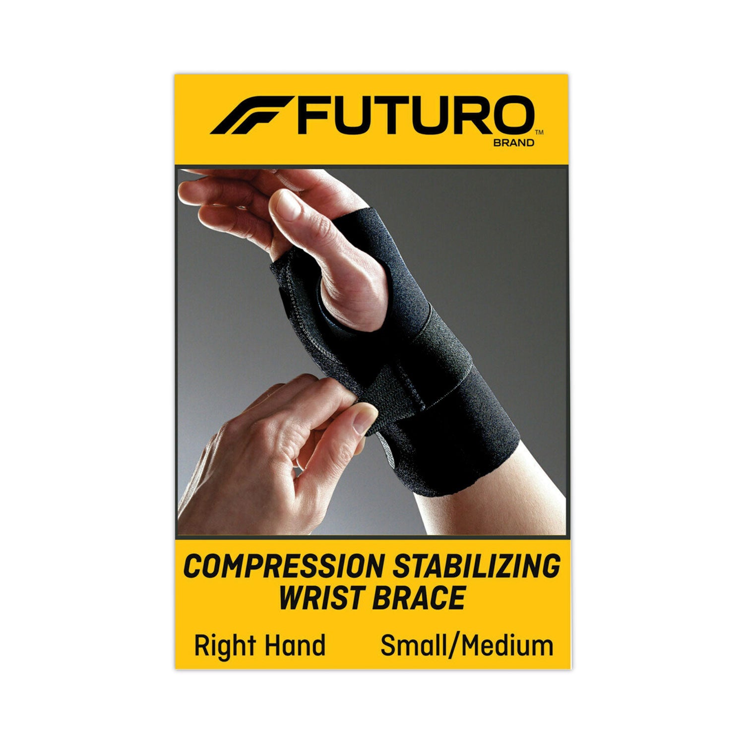 FUTURO Right-Hand Small/Medium Wrist Support - Black - 1 Pack