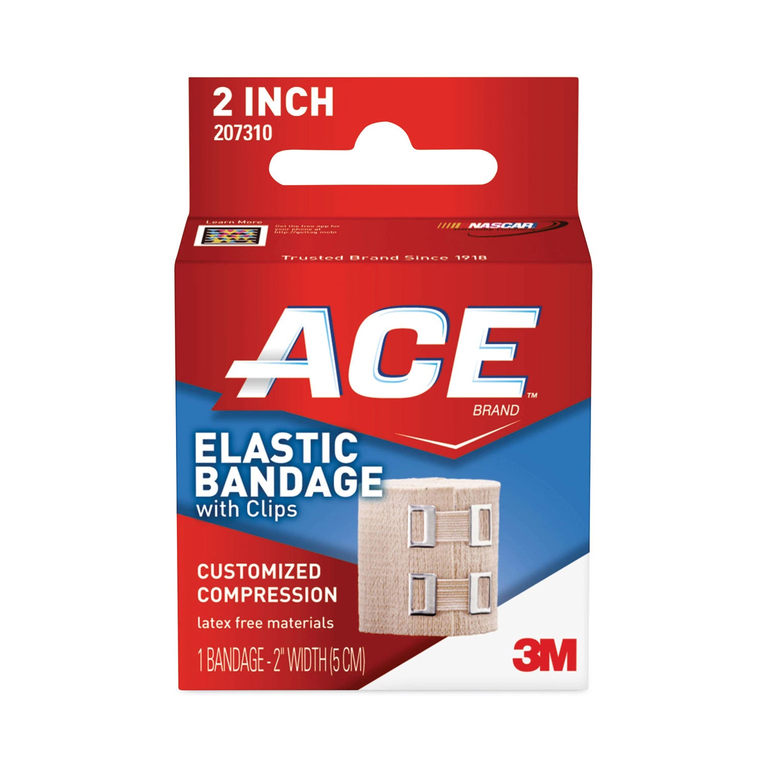 Elastic Bandage with E-Z Clips, 2 x 50 - 