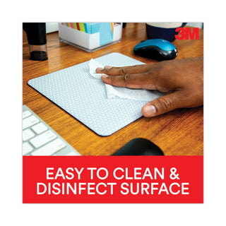 Precise Mouse Pad with Nonskid Back, 9 x 8, Bitmap Design - 