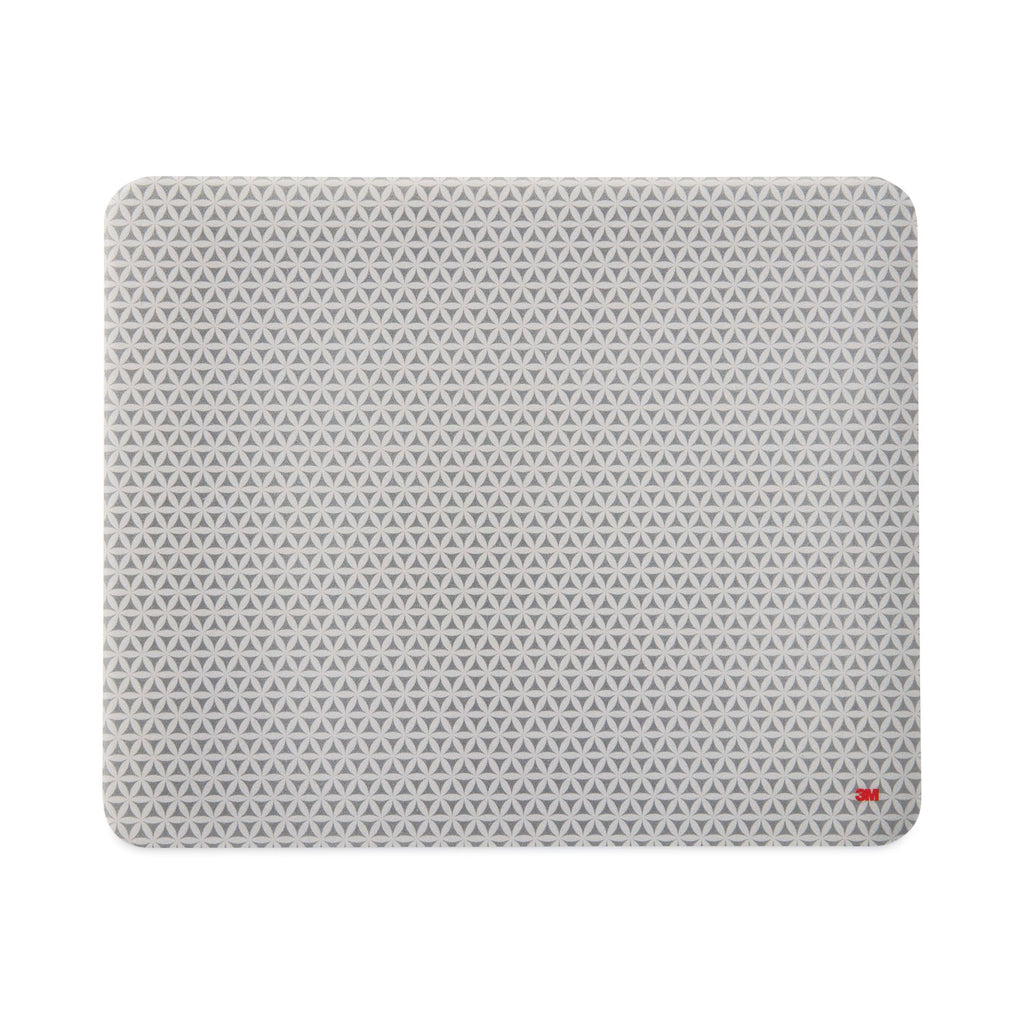 Precise Mouse Pad with Nonskid Repositionable Adhesive Back, 8.5 x 7, Bitmap Design - 