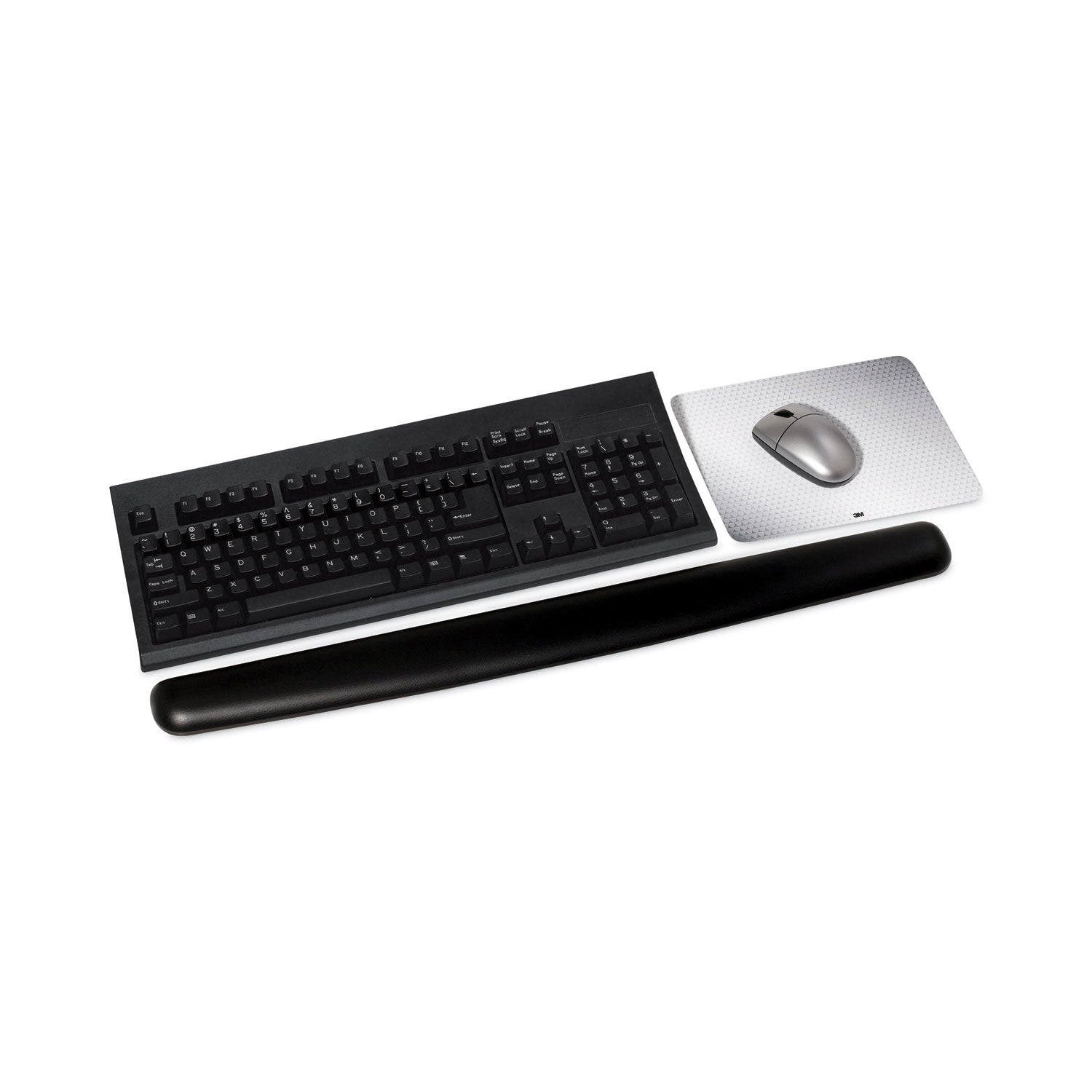 3M Gel Wrist Rest - 2.50" x 25" Dimension - Black - 1 Pack