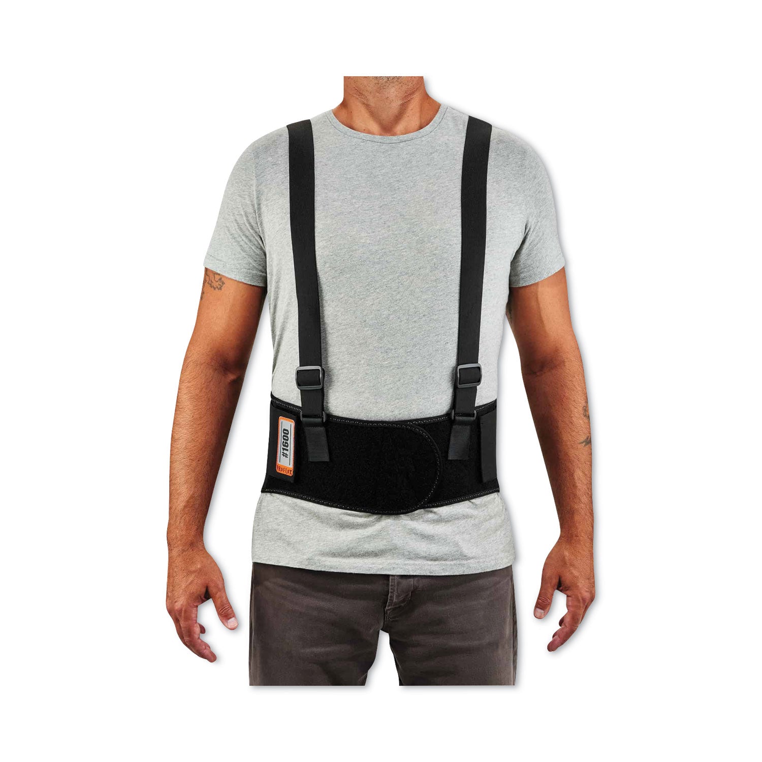 ProFlex 1600 Standard Elastic Back Support Brace, X-Small, 20" to 25" Waist, Black, Ships in 1-3 Business Days