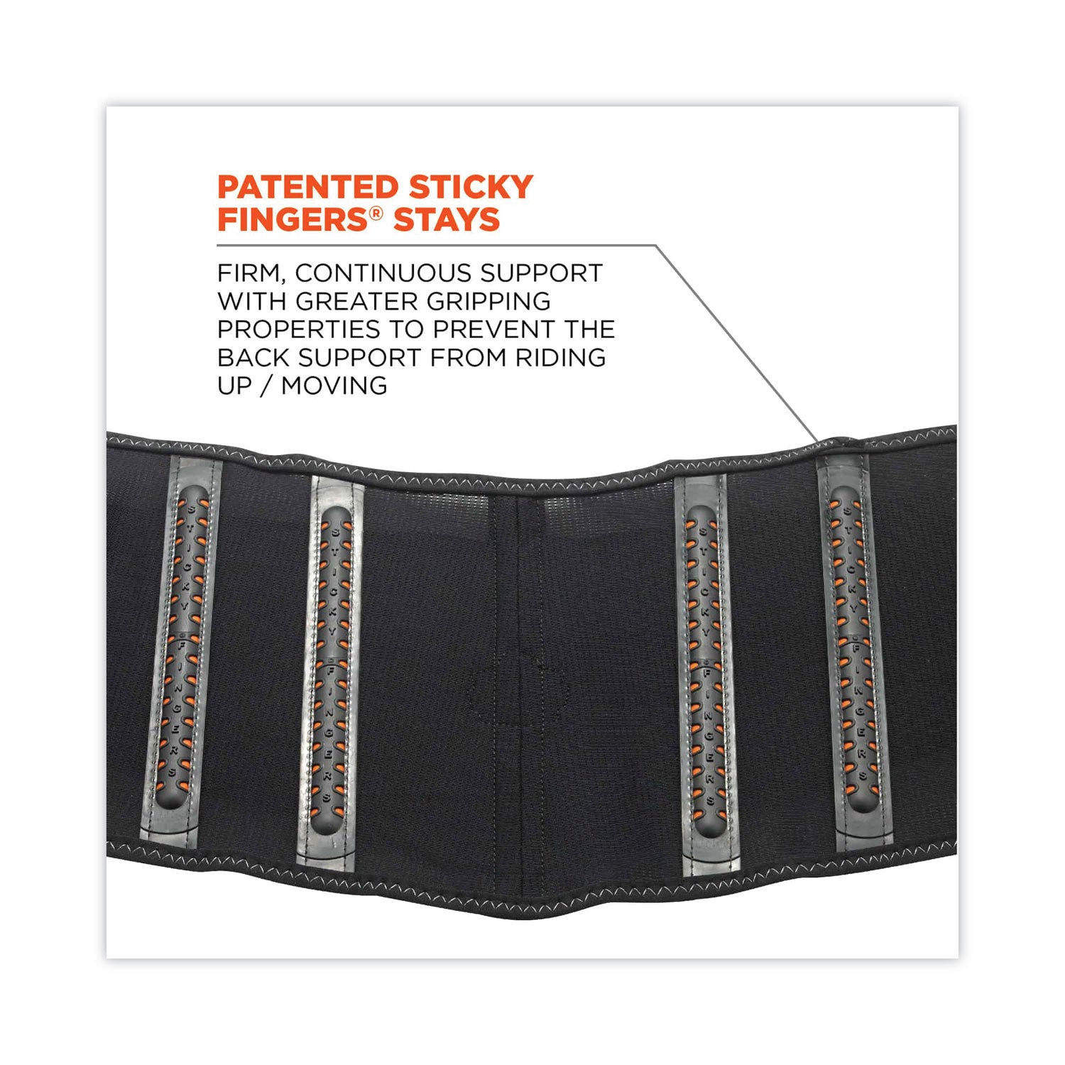 ProFlex 1100SF Standard Spandex Back Support Brace, 3X-Large, 46" to 52" Waist, Black, Ships in 1-3 Business Days