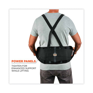 ProFlex 100 Economy Spandex Back Support Brace, Large, 34" to 38" Waist, Black, Ships in 1-3 Business Days