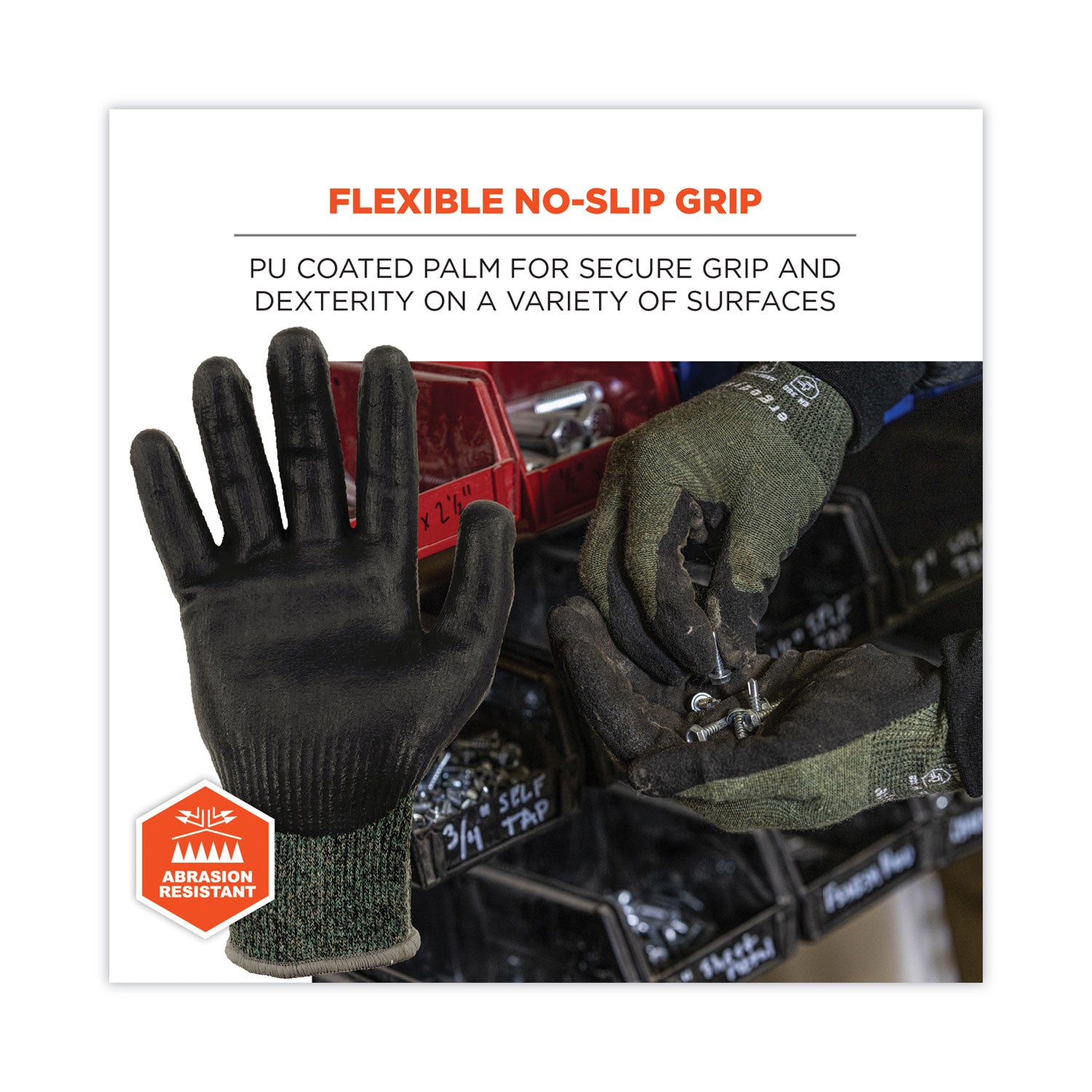 proflex-7070-ansi-a7-nitrile-coated-cr-gloves-green-medium-pair-ships-in-1-3-business-days_ego18043 - 2