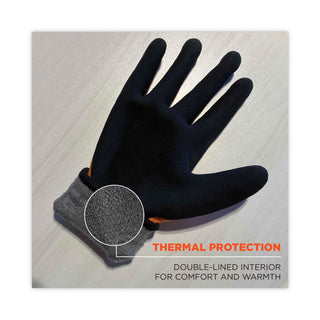 ProFlex 7551 ANSI A5 Coated Waterproof CR Gloves, Orange, Large, Pair, Ships in 1-3 Business Days