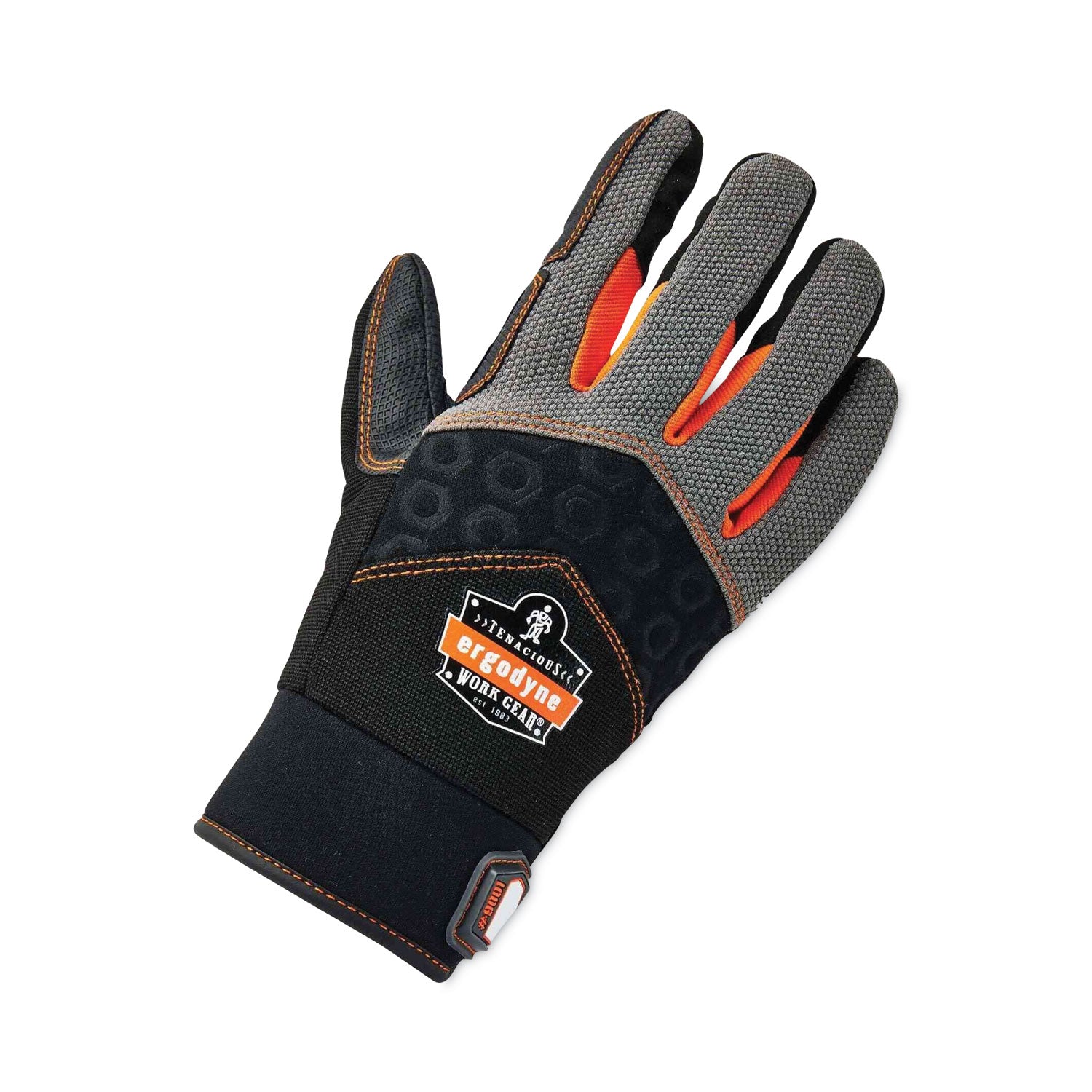 proflex-9001-full-finger-impact-gloves-black-small-pair-ships-in-1-3-business-days_ego17772 - 2