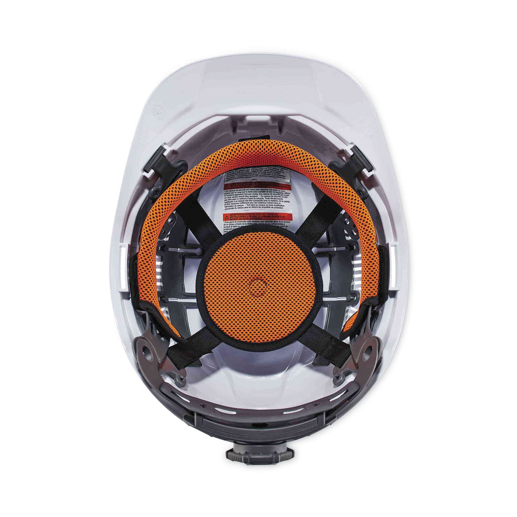 Skullerz 8972LED Class C Hard Hat Cap Style with LED Light, White, Ships in 1-3 Business Days