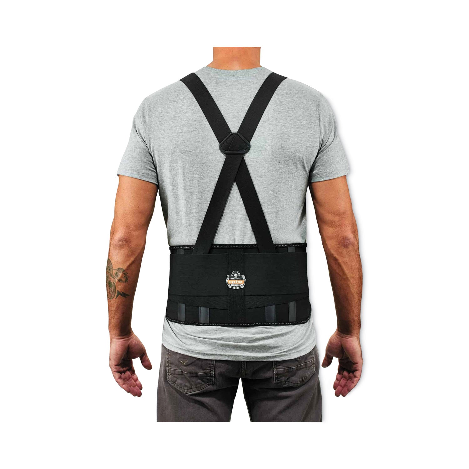 ProFlex 1625 Elastic Back Support Brace, 2X-Large, 42" to 46" Waist, Black, Ships in 1-3 Business Days
