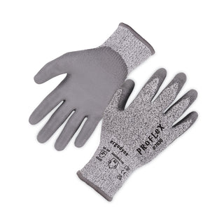 ProFlex 7030 ANSI A3 PU Coated CR Gloves, Gray, Small, Pair, Ships in 1-3 Business Days