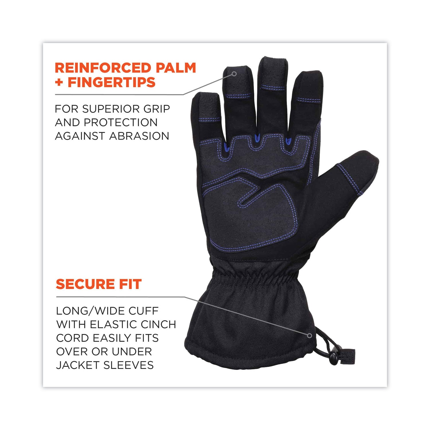 proflex-819wp-extreme-thermal-wp-gloves-black-2x-large-pair-ships-in-1-3-business-days_ego17616 - 2