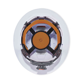 Skullerz 8971LED Class E Hard Hat Full Brim with LED Light, White, Ships in 1-3 Business Days
