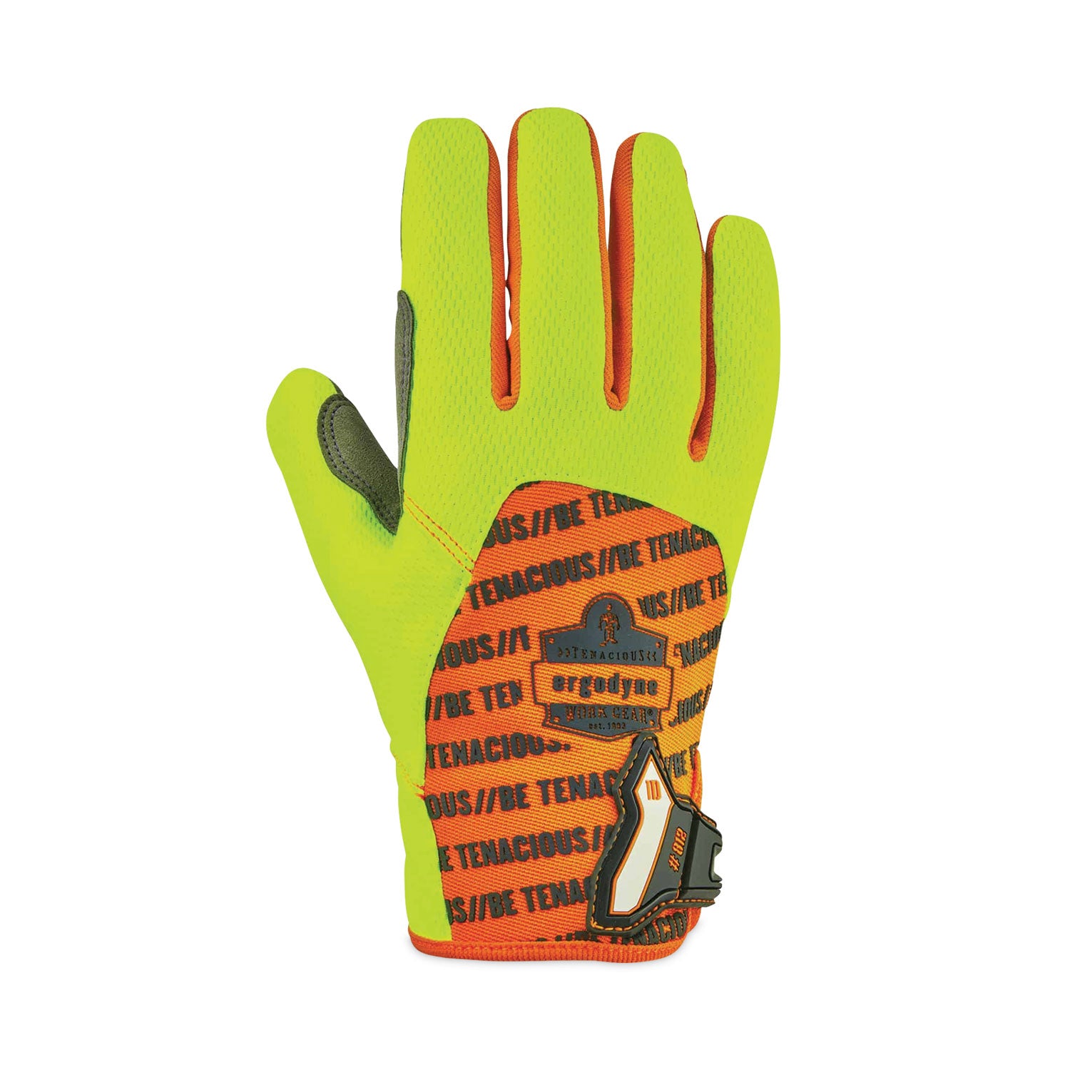 proflex-812-standard-mechanics-gloves-lime-2x-large-pair-ships-in-1-3-business-days_ego17276 - 2