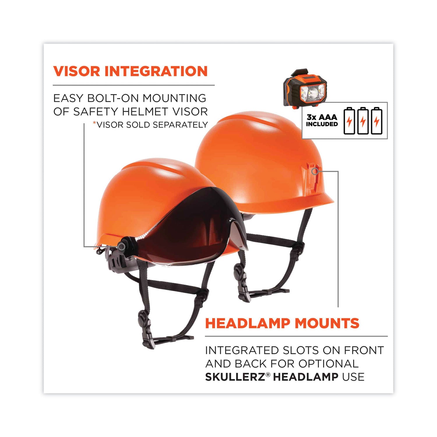 skullerz-8974led-class-e-safety-helmet-w-8981-universal-led-headlamp-6-pt-ratchet-susp-orange-ships-in-1-3-business-days_ego60213 - 3