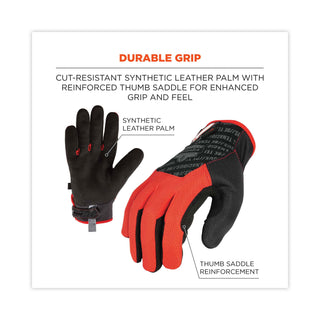 ProFlex 812CR6 ANSI A6 Utility and CR Gloves, Black, Small, Pair, Ships in 1-3 Business Days