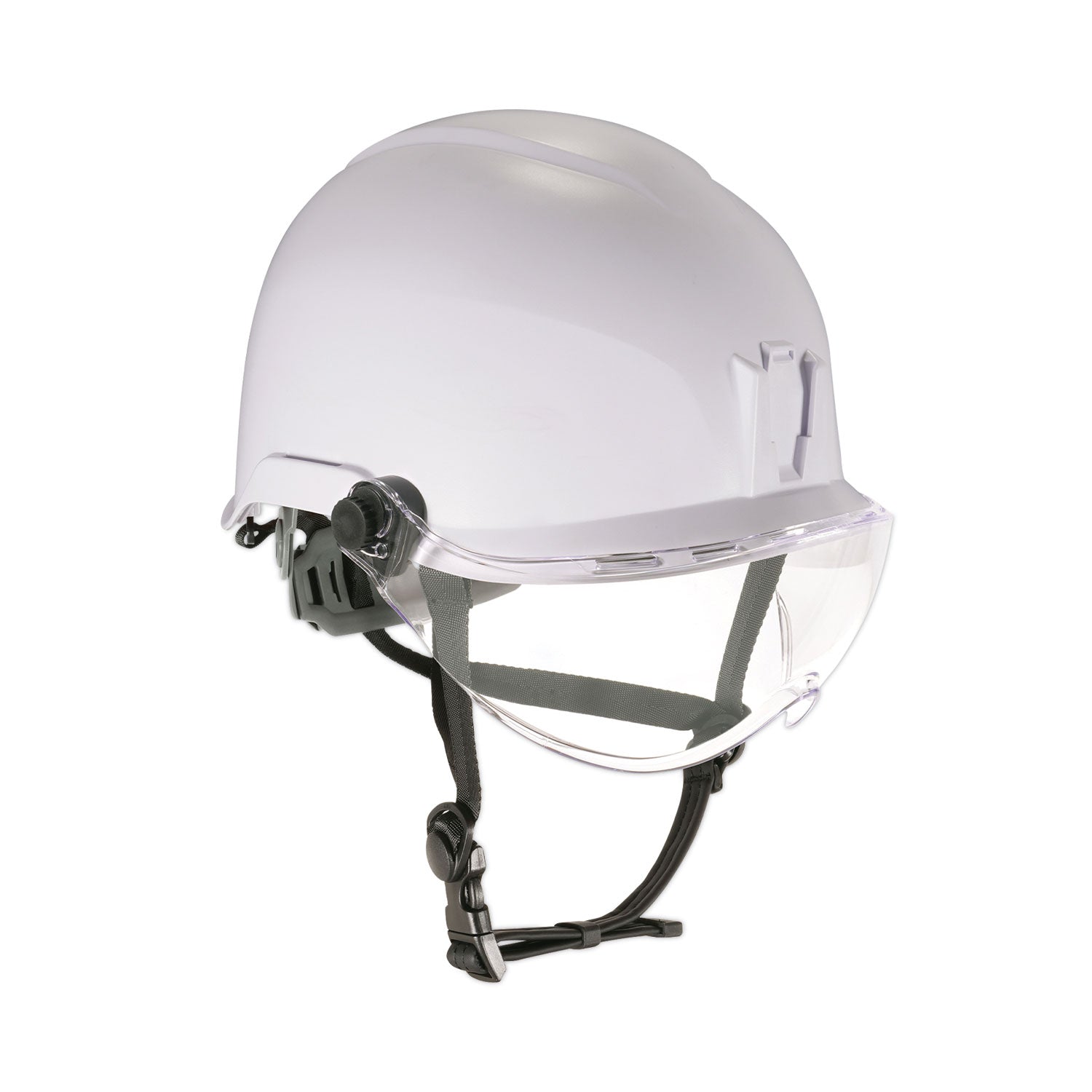 skullerz-8974v-class-e-safety-helmet-w-8991-visor-kit-clear-lens-6-pt-ratchet-suspension-white-ships-in-1-3-business-days_ego60215 - 1