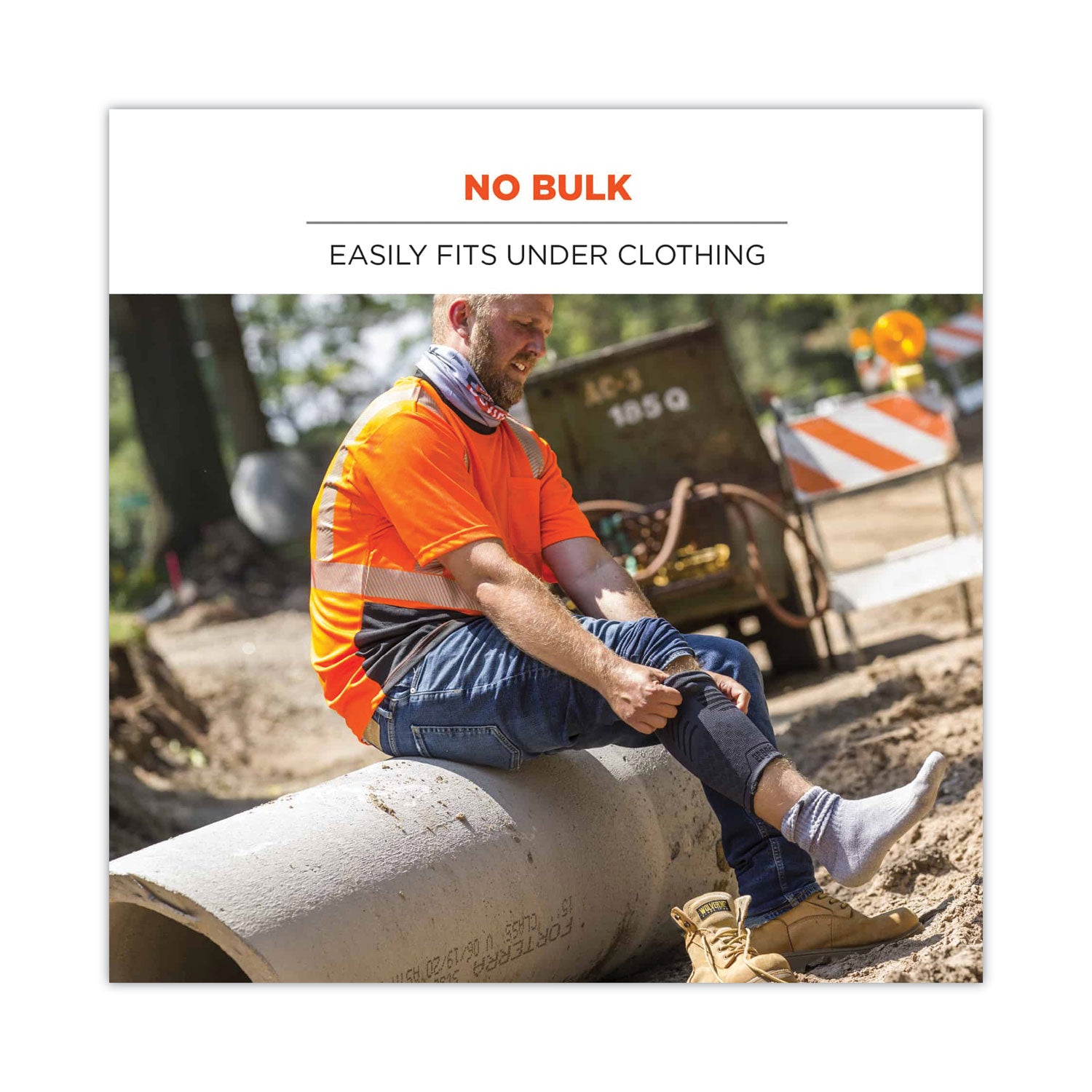 ProFlex 601 Knee Compression Sleeve, Small, Black, Ships in 1-3 Business Days