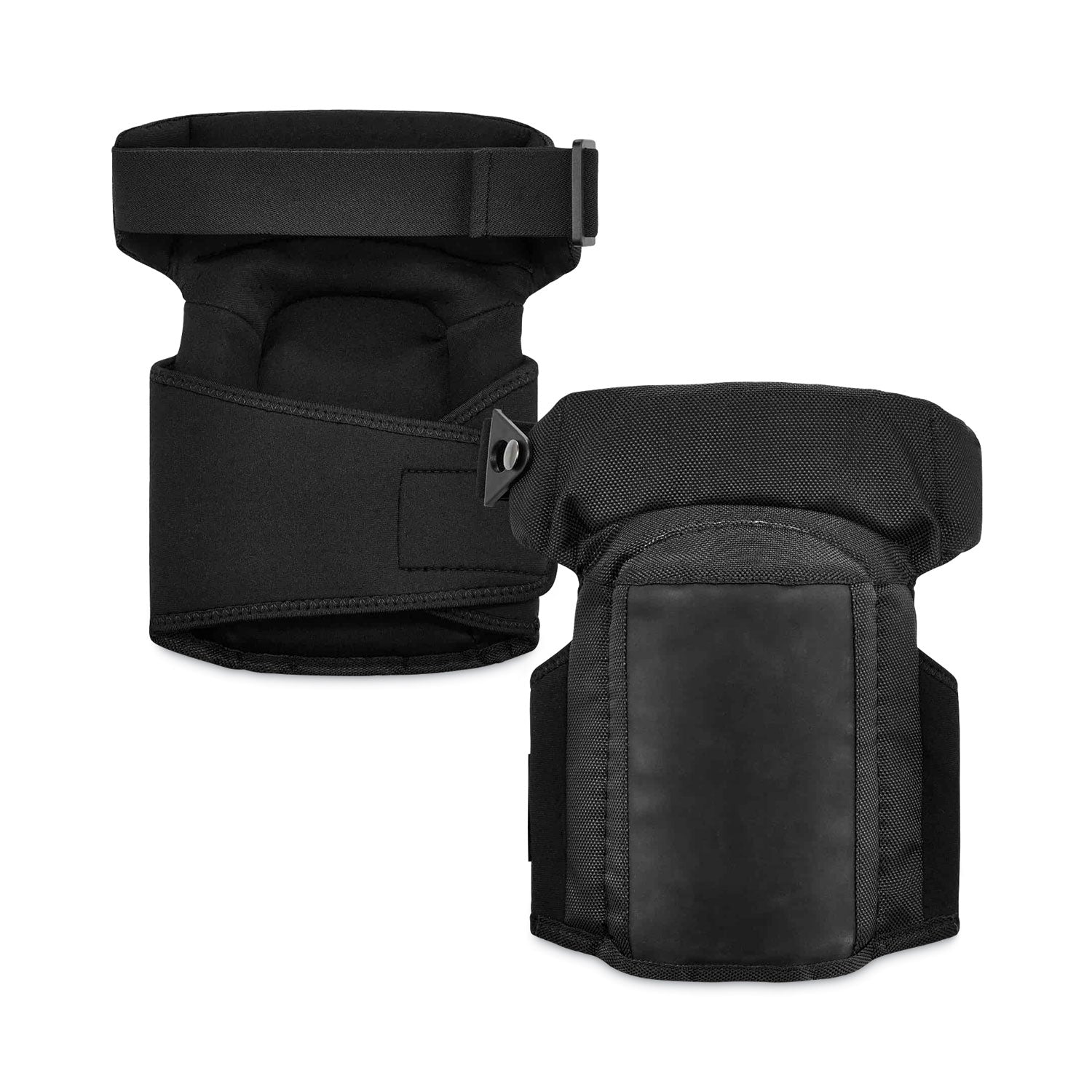 proflex-450-hinged-slip-resistant-gel-knee-pads-soft-cap-hook-and-loop-closure-black-pair-ships-in-1-3-business-days_ego18450 - 1